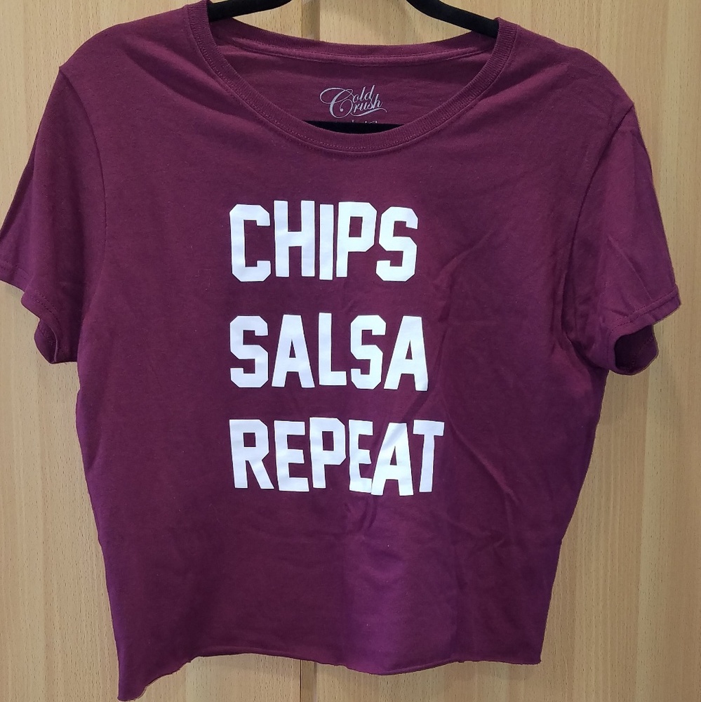 Gold rush crop top